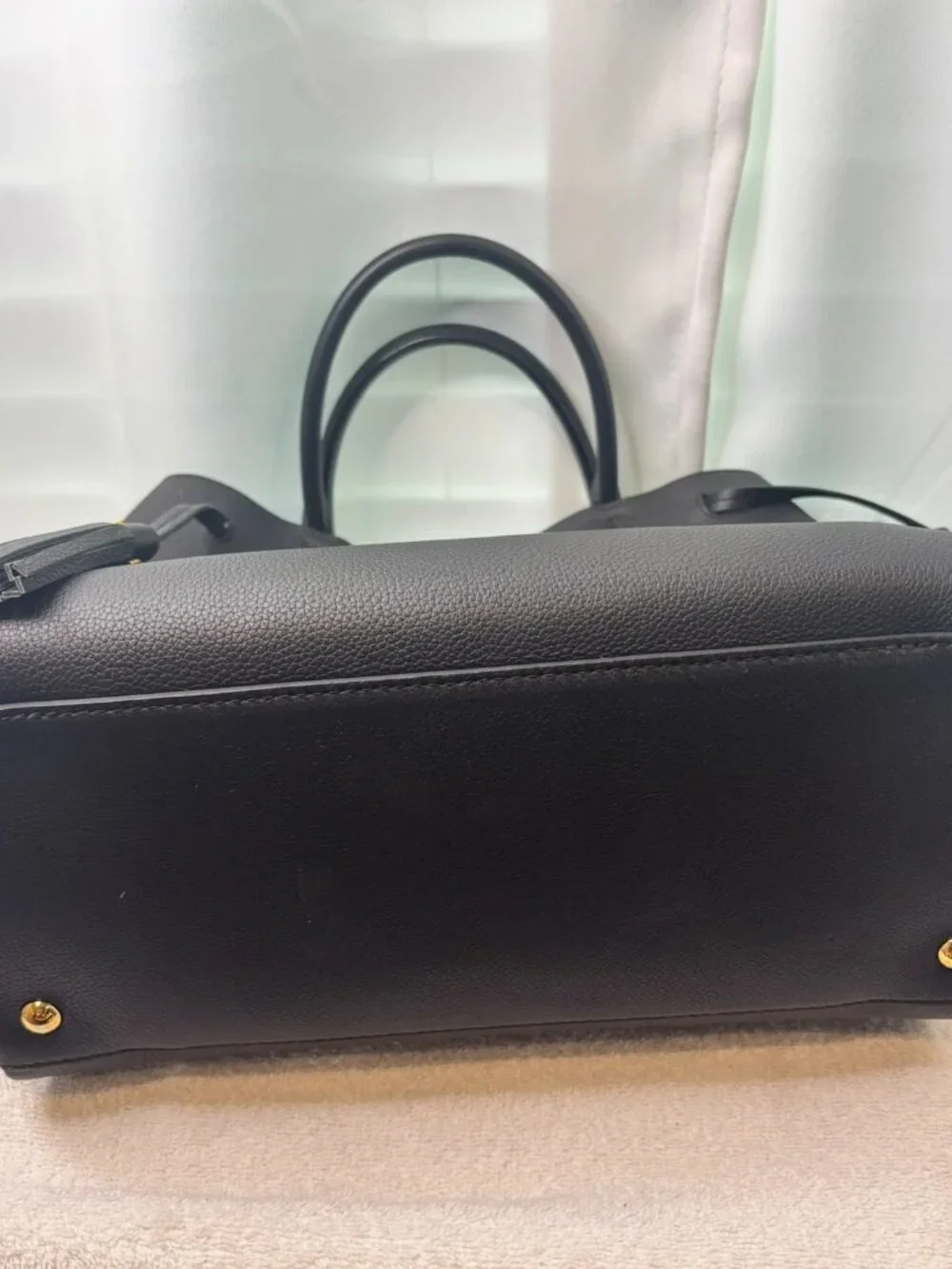 Louis Vuitton Lockmeto Black Leather Tote 🖤